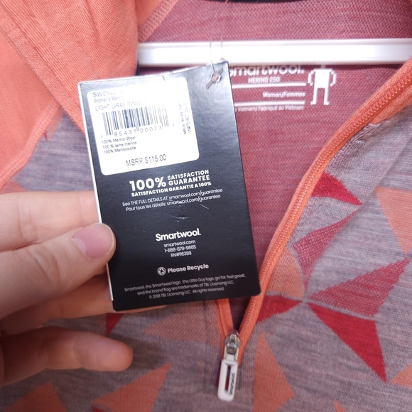 Smartwool Quarterzip Spring Wool Activewear - Picture 4 of 6
